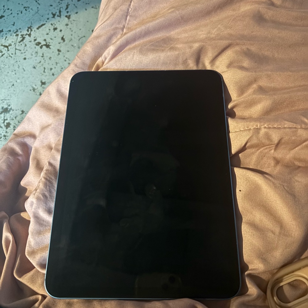 Apple Blue Tablet Sleek Design Modern Features